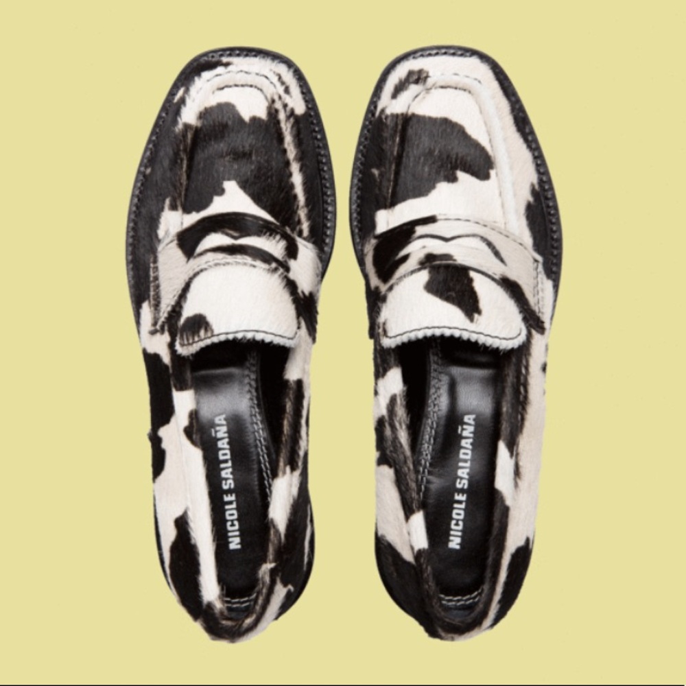 Nicole Saldana Jay Loafer Cow Haircalf